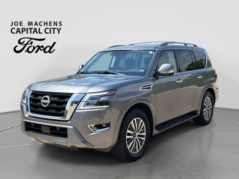 Used 2021 Nissan Armada SL w/ Captain's Chairs Package AWD/4WD image 9