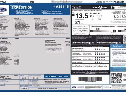 Used 2023 Ford Expedition Limited AWD/4WD image 6