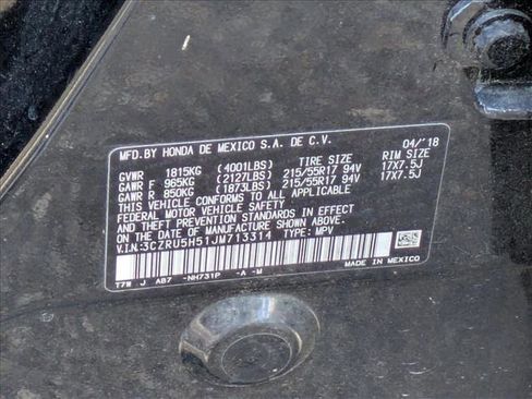 Used 2018 Honda HR-V EX image 15