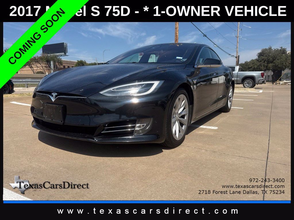 Used 2017 Tesla Model S 75D AWD/4WD image 1