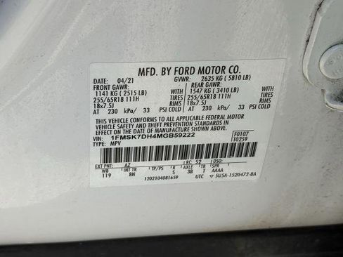 Certified 2021 Ford Explorer XLT image 29