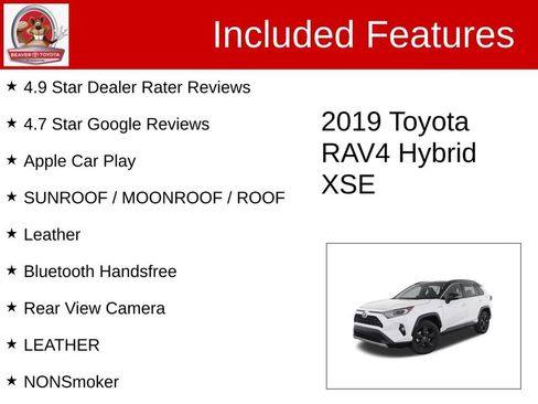 Used 2019 Toyota RAV4 XSE w/ XSE Weather Package AWD/4WD image 4