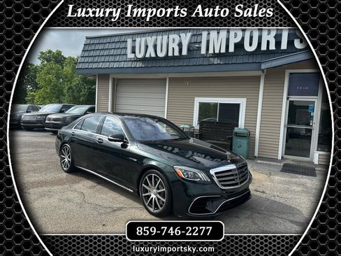 Used 2018 Mercedes-Benz S 63 AMG AMG S 63 4MATIC Sedan w/ Driver Assistance Package image 1