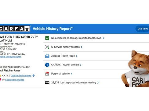 Used 2023 Ford F250 Platinum image 2