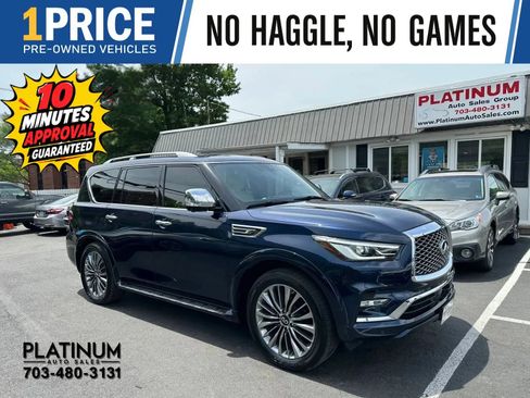 Used 2021 INFINITI QX80 Sensory w/ All-Season Package AWD/4WD image 1