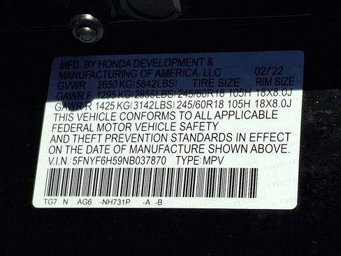 Used 2022 Honda Pilot EX-L image 27