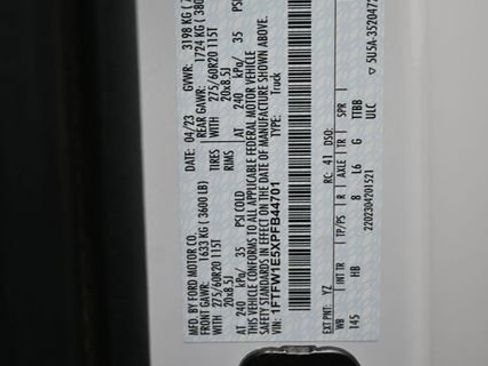 Certified 2023 Ford F150 Lariat w/ Equipment Group 502A High AWD/4WD image 36