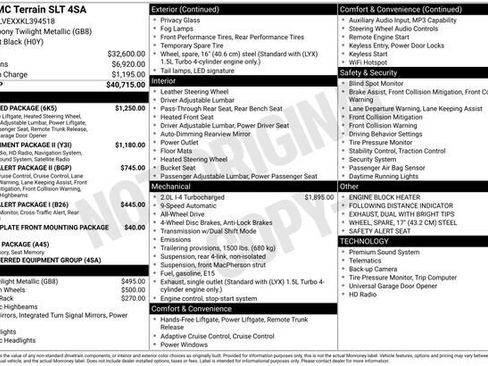 Certified 2019 GMC Terrain SLT w/ Preferred Package AWD/4WD image 29