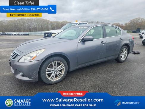 Used 2012 INFINITI G37 x Sedan w/ Premium Pkg AWD/4WD image 1