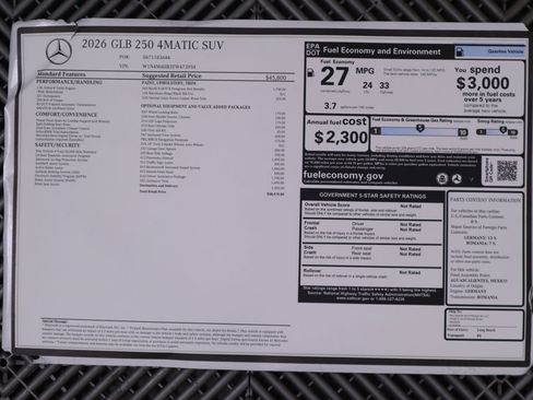 New 2026 Mercedes-Benz GLB 250 GLB 250 image 9