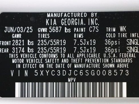 New 2025 Kia EV6 Light w/ Light LR Technology Package image 46