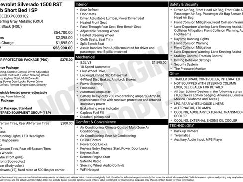 Used 2023 Chevrolet Silverado 1500 RST w/ LPO, Liner Protection Package image 5