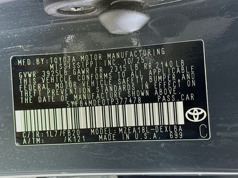 Certified 2026 Toyota Corolla LE FWD image 31