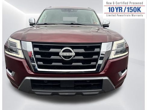 Used 2024 Nissan Armada Platinum w/ Captain's Chairs Package image 2