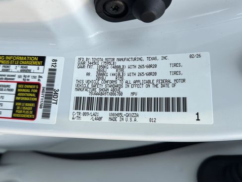 New 2026 Toyota Sequoia Platinum image 34