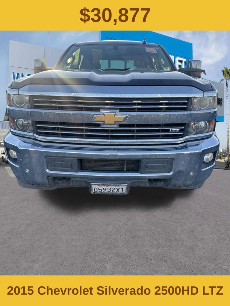 Used 2015 Chevrolet Silverado 2500 LTZ w/ Duramax Plus Package AWD/4WD image 2