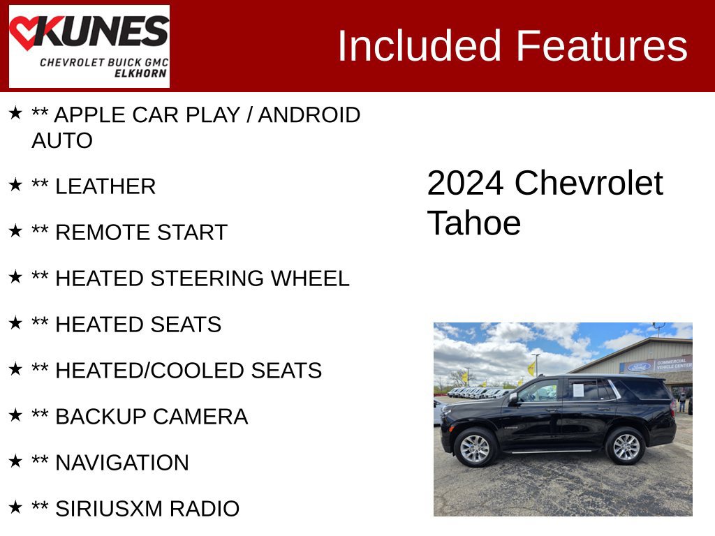 Used 2024 Chevrolet Tahoe Premier AWD/4WD image 2