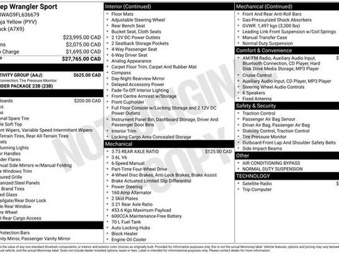 Used 2015 Jeep Wrangler Sport w/ Connectivity Group image 27