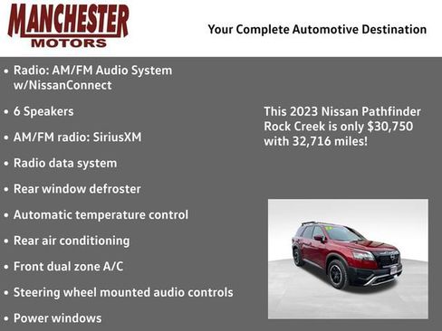 Used 2023 Nissan Pathfinder Rock Creek image 2