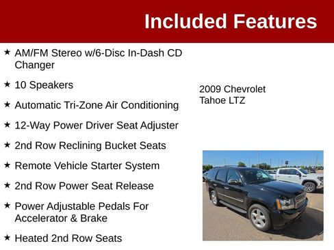 Used 2009 Chevrolet Tahoe LTZ AWD/4WD image 4