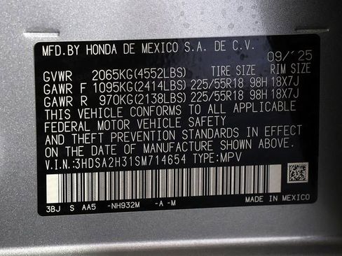 Certified 2025 Acura ADX AWD image 38