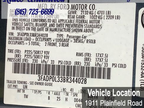 Used 2011 Ford Fusion Base image 20
