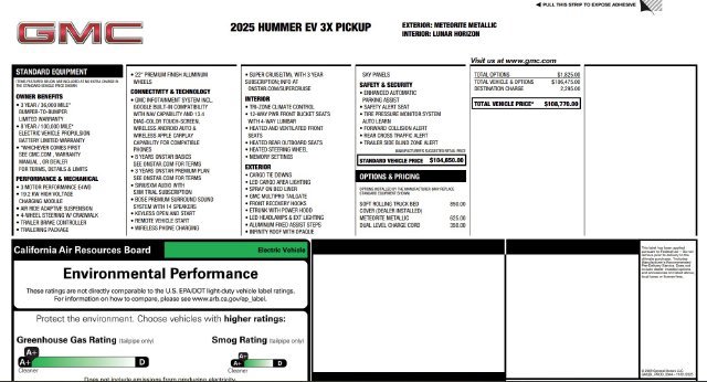 Used 2025 GMC Hummer EV 3X AWD/4WD image 2