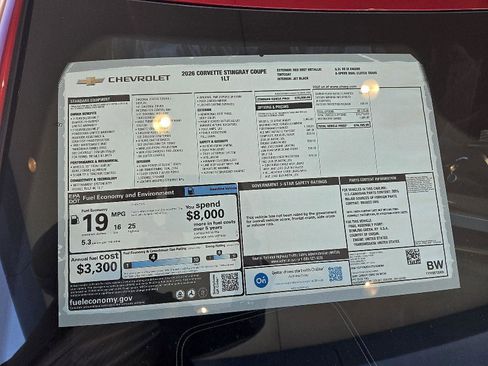 New 2026 Chevrolet Corvette Stingray Coupe image 27
