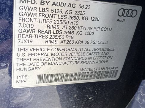 Used 2022 Audi Q3 2.0T Premium Plus w/ Premium Plus Package image 37