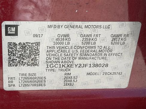 Used 2018 Chevrolet Silverado 2500 High Country w/ Duramax Plus Package image 30