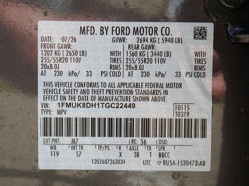 New 2026 Ford Explorer Active w/ Active Comfort Package AWD/4WD image 44