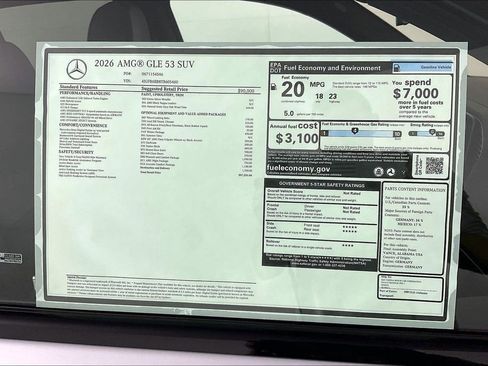 New 2026 Mercedes-Benz GLE 53 AMG 4MATIC image 13