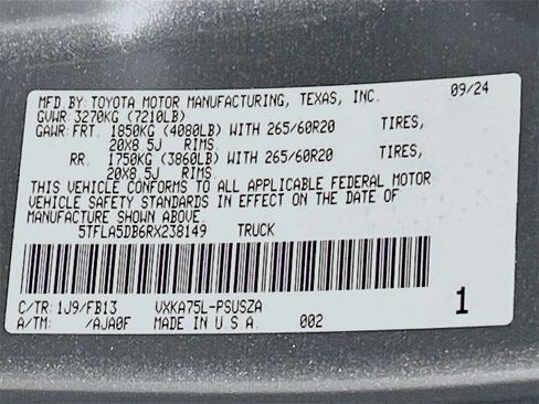 Used 2024 Toyota Tundra SR5 image 28