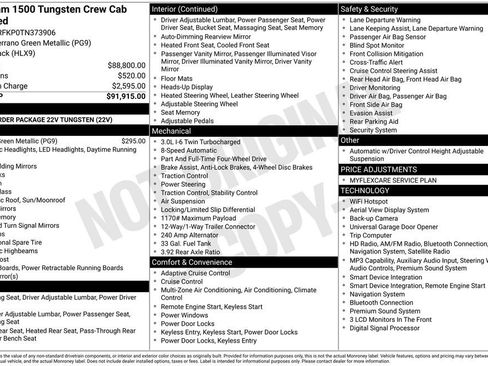 New 2026 RAM 1500 Tungsten AWD/4WD image 7