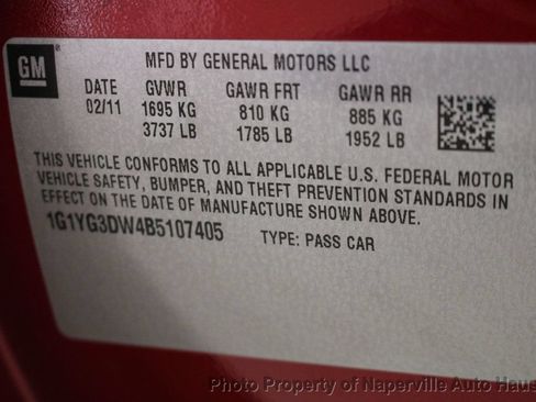 Used 2011 Chevrolet Corvette Convertible w/ Preferred Equipment Group RWD image 39