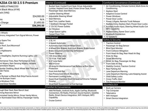 Certified 2026 MAZDA CX-50 AWD 2.5 S w/ Premium Package image 33