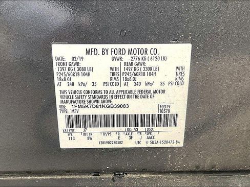 Used 2019 Ford Explorer XLT FWD image 19