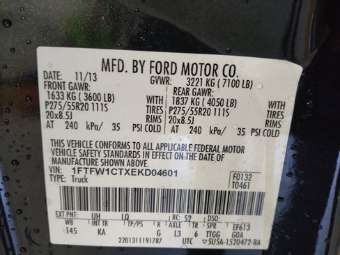 Used 2014 Ford F150 King Ranch w/ King Ranch Luxury Package RWD image 33