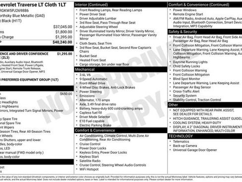 Used 2023 Chevrolet Traverse LT FWD image 31
