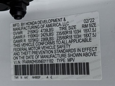 Certified 2022 Honda CR-V EX image 31