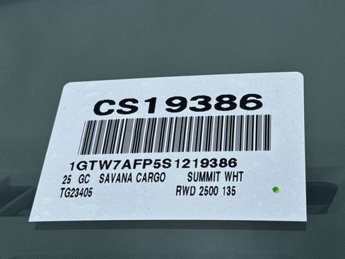 New 2025 GMC Savana 2500 w/ Driver Convenience Package image 38
