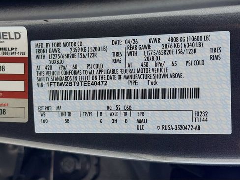 New 2026 Ford F250 Lariat w/ Black Appearance Package AWD/4WD image 34