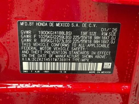 New 2026 Honda HR-V Sport image 27