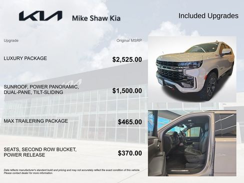 Used 2022 Chevrolet Tahoe Z71 w/ Luxury Package image 3