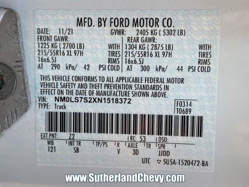Used 2022 Ford Transit Connect XL FWD image 33