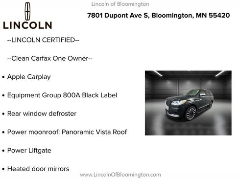 Certified 2023 Lincoln Navigator Black Label image 5