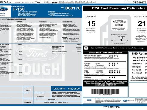 Used 2012 Ford F150 Lariat w/ Lariat Chrome Pkg image 10