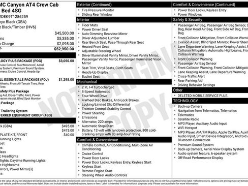 New 2026 GMC Canyon AT4 w/ Technology Plus Package AWD/4WD image 6