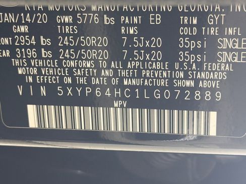 Used 2020 Kia Telluride S FWD image 33