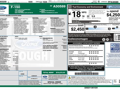 Used 2023 Ford F150 King Ranch w/ Equipment Group 601A High AWD/4WD image 2